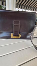 Delvaux Poirier diep bruin, Handtassen en Accessoires, Tassen | Damestassen, Ophalen, Gebruikt, Bruin, Schoudertasje
