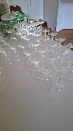Kristallen (wijn)glazen, Ophalen, Zo goed als nieuw, Kristal, Glas of Glazen