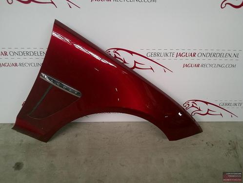 Spatbord rechts Jaguar XF 2e model facelift rood 2012-2015 C, Auto-onderdelen, Carrosserie, Spatbord, Jaguar, Rechts, Gebruikt