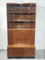 Boekenkast , presentatie kast , high board , met legplanken, Huis en Inrichting, Ophalen, 50 tot 100 cm, Retro vintage, 150 tot 200 cm