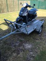 Te huur  ongeremde aanhangwagen, Motoren, Ophalen, Zo goed als nieuw