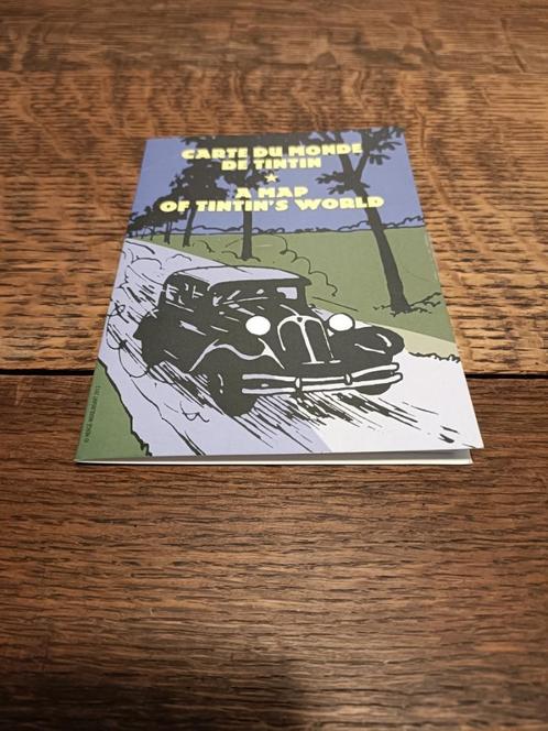 Carte du monde de Tintin / Wereldkaart Kuifje., Livres, BD, Comme neuf, Plusieurs BD, Enlèvement