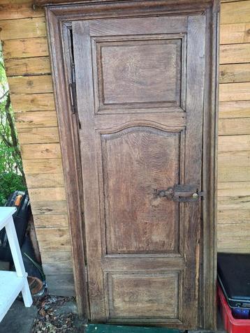 Superbe porte ancienne en chêne, Antiquités & Art, Enlèvement