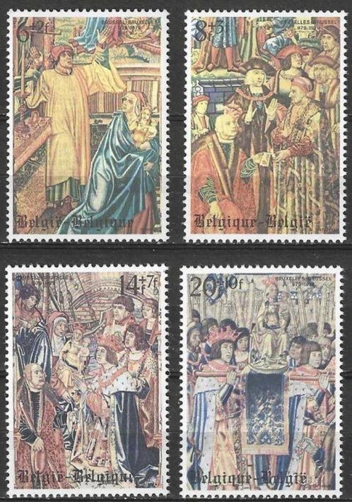 Belgie 1979 - Yvert 1928-1931 /OBP 1932-1935 - Tapijten (PF), Postzegels en Munten, Postzegels | Europa | België, Postfris, Kunst