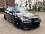 BMW 525d E60 Pack M 3.0 joystick, Autos, Cuir, Bleu, Automatique, Particulier