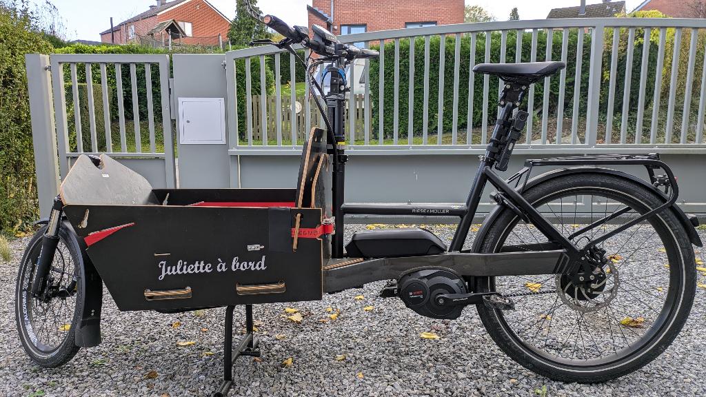 cargo Riese & Müller Packster 60, Vélos & Vélomoteurs, Vélos | Vélos avec bac, Comme neuf, Autres marques, 2 enfants, Électrique