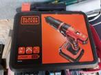 BLACK+DECKER BDK148KB-QW Accu-klopboormachine met oplader  e, Doe-het-zelf en Bouw, Nieuw, Ophalen of Verzenden, Variabele snelheid