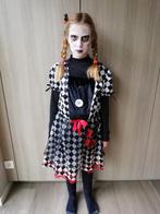 Halloween kleedje - wit zwart rood, Ophalen, Gebruikt