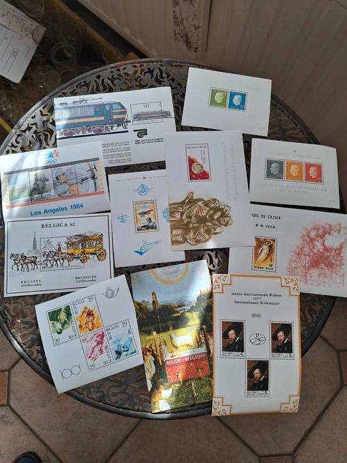 Grande quantité d'enveloppes + timbres + blocs, Timbres & Monnaies, Timbres | Europe | Belgique, Enlèvement ou Envoi