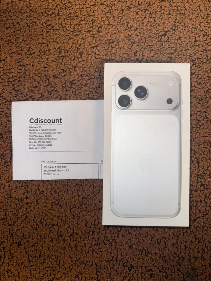 ✅ APPLE iPhone 17 Pro Max 256go Silver !! New !! ✅, Informatique & Logiciels, Apple Desktops, Neuf, Autres modèles, Inconnu, Inconnu