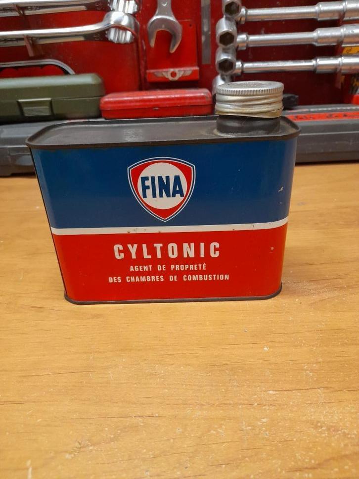 oude lege oliekan van Fina Cyltonic, Verzamelen, Merken en Reclamevoorwerpen, Gebruikt, Overige typen, Verzenden