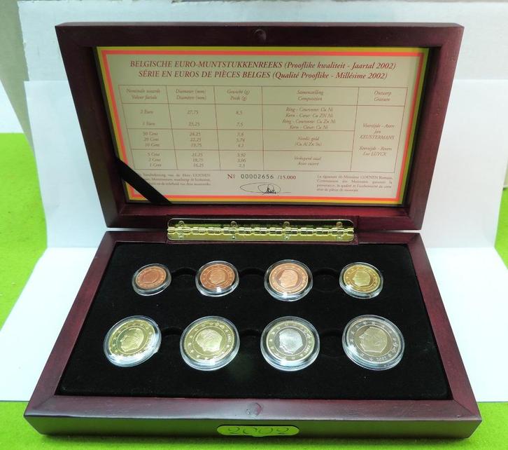 Euro munten België, Postzegels en Munten, Munten | Europa | Euromunten, Setje, Overige waardes, België, Zilver, Ophalen