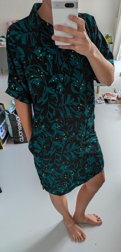 Luchtige jurk met exotische print maat S, Kleding | Dames, Jurken, Zo goed als nieuw, Maat 36 (S), Boven de knie, Ophalen of Verzenden