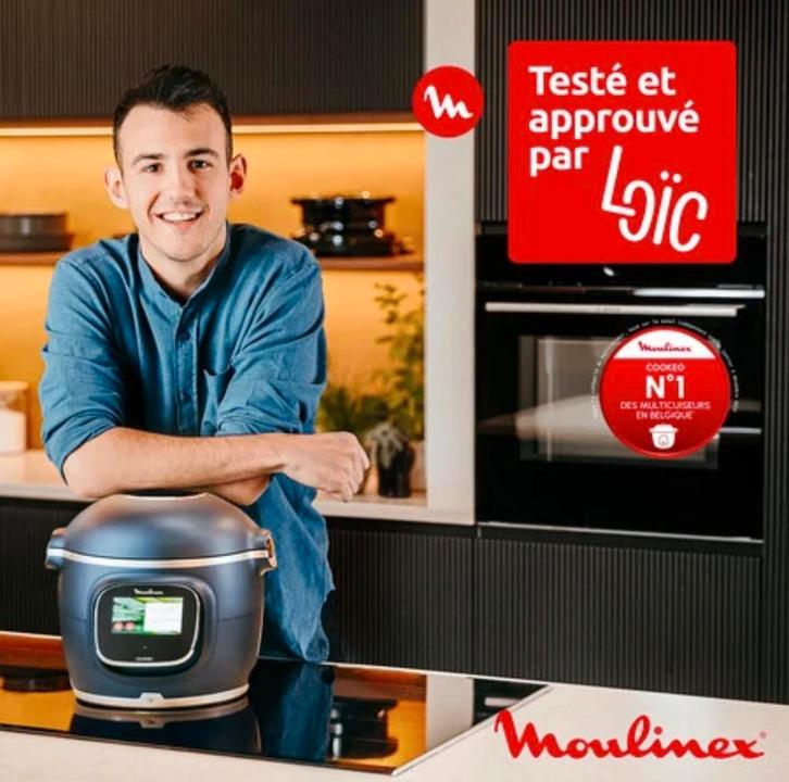 MOULINEX COOKEO TOUCH WIFI ZWARTE MULTIKOKER, Elektronische apparatuur, Slowcookers, Zo goed als nieuw, Timer, Ophalen of Verzenden