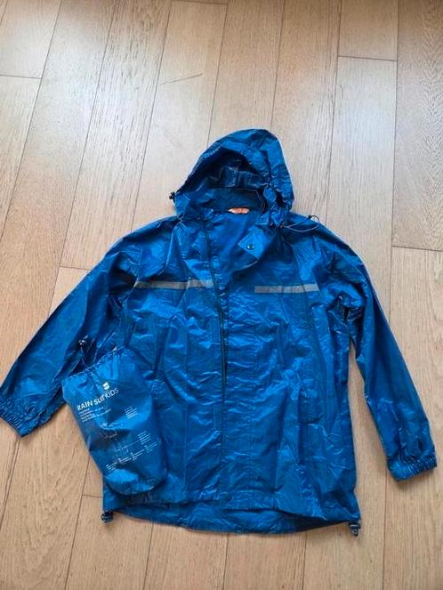 Hema kids Donkerblauwe regenjas + broek maat 146-152, Kinderen en Baby's, Kinderkleding | Maat 146, Zo goed als nieuw, Jongen of Meisje