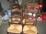 Stoelen, Huis en Inrichting, Ophalen, Gebruikt, Bruin, Vier