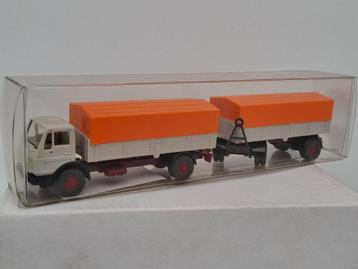 Mercedes vintage vrachtwagen met huif - Wiking 1/87 beschikbaar voor biedingen