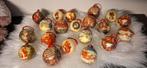 Setje vintage kerstballen in papier-maché, 20 stuks, Verzamelen, Ophalen of Verzenden, Zo goed als nieuw