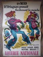 Affiche Franse Loterij uit 1958, Reclame, Gebruikt, Ophalen of Verzenden, A1 t/m A3