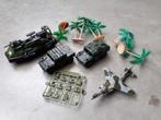 speelset van soldaatjes , hovercraft , jeeps,  jet etc, Ophalen of Verzenden, Gebruikt