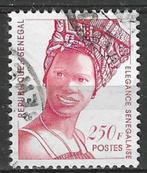 Senegal 1995 - Yvert 1178M - Elegante Senegalese (ST), Timbres & Monnaies, Timbres | Afrique, Affranchi, Envoi