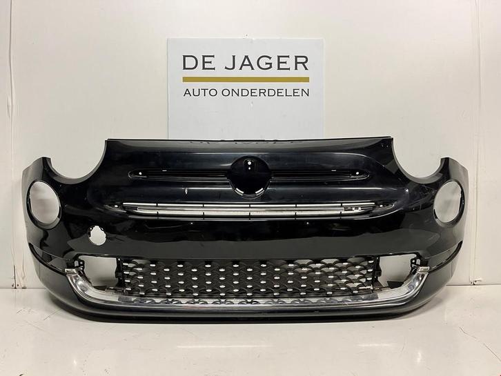 FIAT 500 FACELIFT VOORBUMPER BUMPER + GRILL 735619491 2015-, Auto-onderdelen, Carrosserie, Bumper, Fiat, Voor, Gebruikt