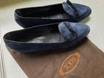 mocassins dames Tod's - maat 41, Ophalen, Schoenen met lage hakken, Blauw, Gedragen