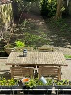 Ensemble table et chaises de jardin, Tuin en Terras, Gebruikt, 4 zitplaatsen, Hout