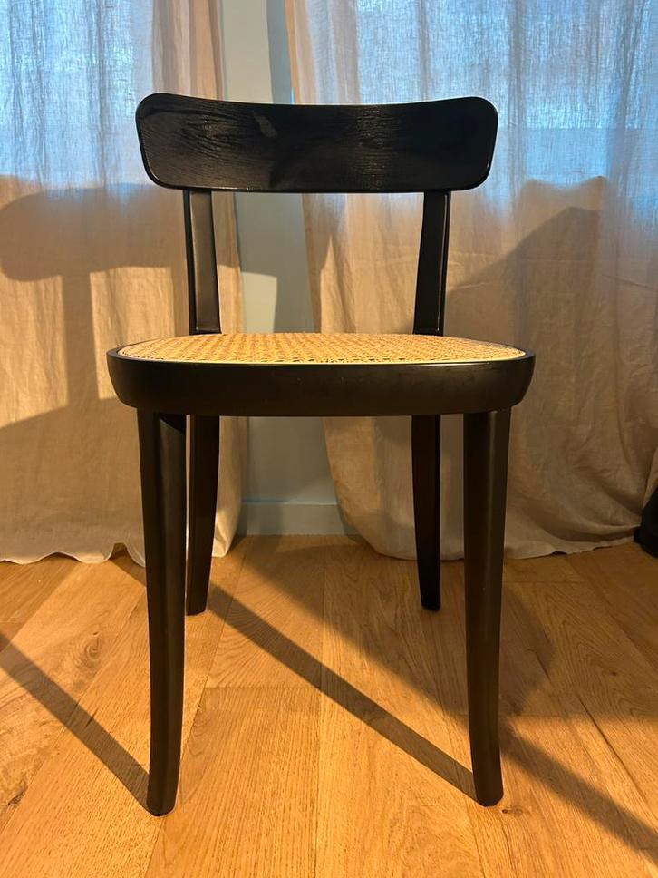 6 chaises Kave Home modele Romane, Huis en Inrichting, Stoelen, Zo goed als nieuw, Vijf, Zes of meer stoelen, Hout, Zwart, Ophalen