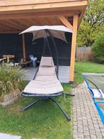 Hangstoel met zonnescherm, Tuin en Terras, Tuinstoelen, Ophalen, Zo goed als nieuw