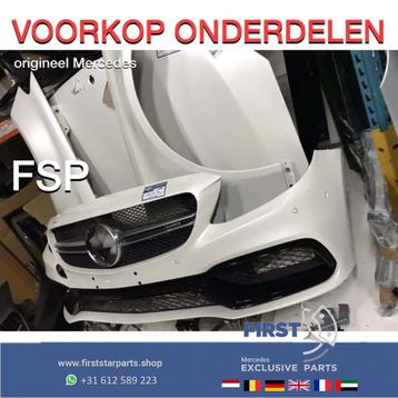 C205 C63 AMG Voorkop delen plaatwerk parelmoer wit Front Mer beschikbaar voor biedingen