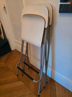 Chaise de bar, pliante, 63 cm, Ikea Franklin, Maison & Meubles, Avec repose-pieds, 2 tabourets, Enlèvement, Utilisé
