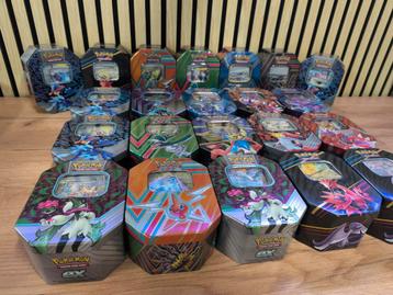 Pokémon Tins gevuld met 350 kaarten beschikbaar voor biedingen
