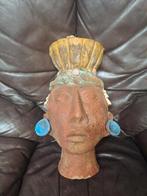 Vintage Aardewerk indiaanse hoofd, Antiek en Kunst, Ophalen of Verzenden