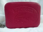 Sac à bandoulière Lacoste Croco Crew rouge framboise pour fe, Enlèvement ou Envoi, Neuf, Rouge, Sac à main