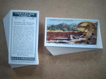 Treasure Trove complete set 50 chromos Churchman 1937 beschikbaar voor biedingen