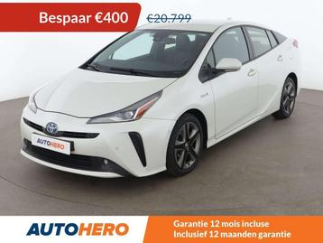 Toyota Prius 1.8 Comfort (bj 2019, automaat), Auto's, 122 pk, Gebruikt, Euro 6, Wit