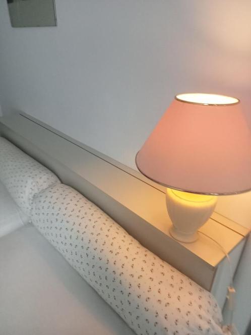 lichtgrijs hoofdbord 180 cm lang, Huis en Inrichting, Slaapkamer | Nachtkastjes, 70 cm of meer, 65 cm of meer, Ophalen
