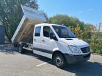 MERCEDES SPRINTER 413 CDI ✅ dubbele cabine + TRI kipper ✅, Auto's, Voorwielaandrijving, Stof, Zwart, 4 cilinders