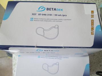 Masques médicaux « Betatex » 50 pièces     beschikbaar voor biedingen
