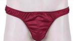 Silky string Bordeaux maat L-XL, Verzenden, Overige kleuren