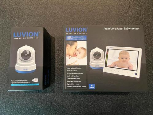 Babyfoon 7 inch scherm met 2 camera’s Luvion prestige touch2, Enfants & Bébés, Babyphones, Utilisé, 250 mètres ou plus, Caméra