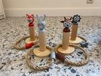 Ringwerpen - houten figuren thema bosdieren, Ophalen, Nieuw