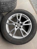 Audi velgen met winterbanden 235/55/18h 2 dunlop 2pirelli, Auto-onderdelen, Banden en Velgen, 235 mm, Gebruikt, Personenwagen