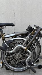 Brompton Superlight M6R black Lacquer  titanium perfectstaat, Fietsen en Brommers, Ophalen, Brompton, 14 tot 16 inch, Versnellingen