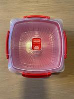 stoombakje microgolf Sistema 2,4 liter, Huis en Inrichting, Keuken | Tupperware, Ophalen of Verzenden, Zo goed als nieuw, Rood