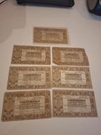 1 Gulden 1938 met nr 04-19 7x, Timbres & Monnaies, Billets de banque | Pays-Bas, Enlèvement ou Envoi, 1 florin
