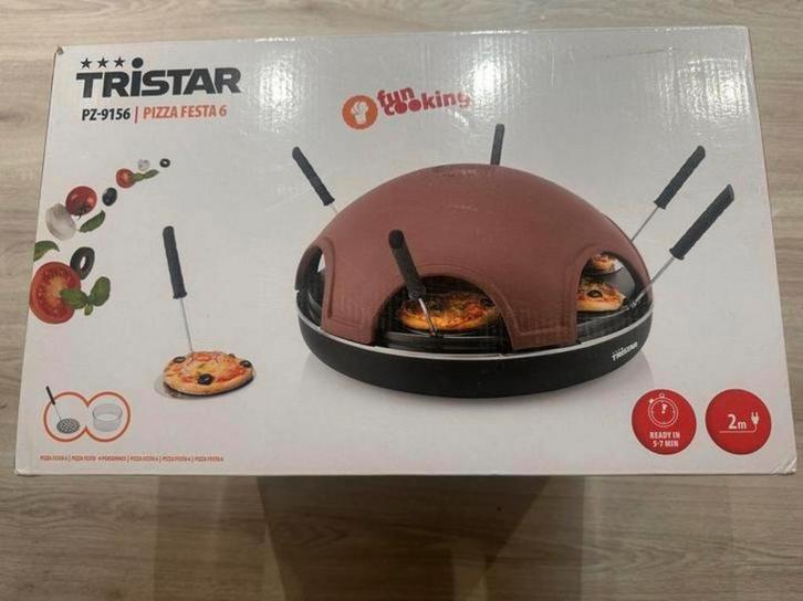 Pizza festa 6 - pizzaoventje- splinternieuw!, Electroménager, Appareils à gourmet, Neuf, Enlèvement