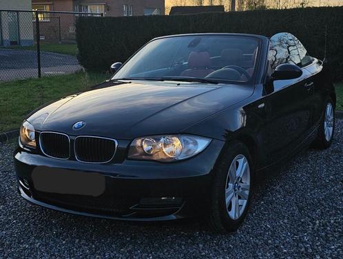 ZEER MOOIE BMW 118D CABRIO ROOD LEDER INTERIEUR + EURO 5, Auto's, BMW, Particulier, 1 Reeks, ABS, Airbags, Airconditioning, Alarm