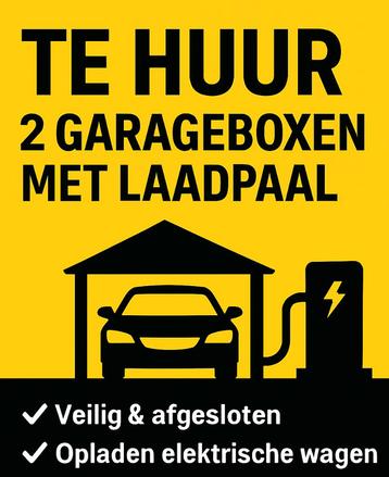 2 box de garage avec bornes de recharge à louer - Leuven, Immo, Louvain